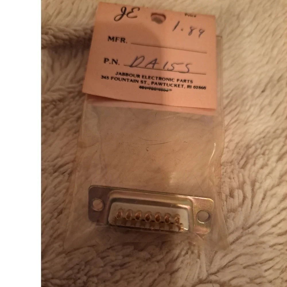 Jabbour Electronic Parts DA15S DB15 Male Solder Connector Gold Plated New